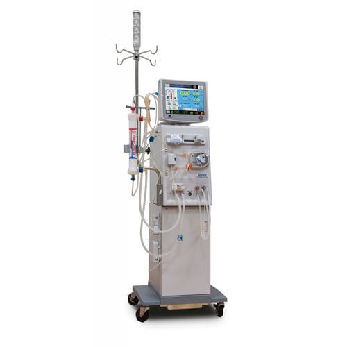Hemodialysis machine with hemodiafiltration - SURDIAL™ 55PLUS - Nipro Middle East FZE - mobile / with touchscreen