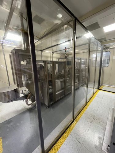 Flexible clean room - CSV Containment - for the pharmaceutical industry / modular / stainless steel frame