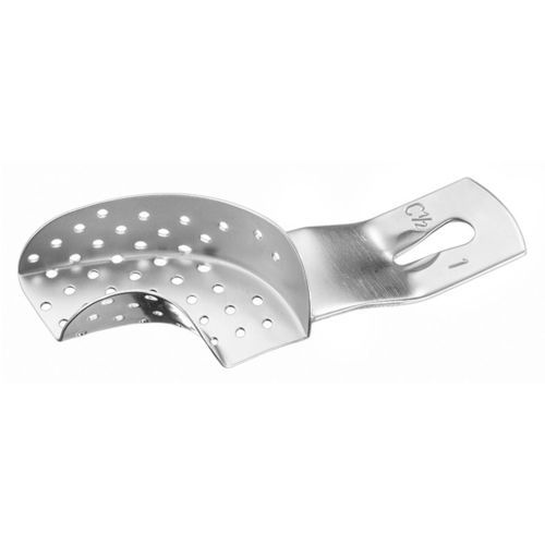 Partial denture dental impression tray - TD-04-101 - Tillid Dental - perforated