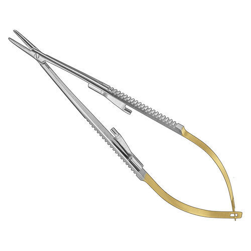 Dental surgery needle holder - TD-05-101 - Tillid Dental - Castroviejo / tungsten carbide