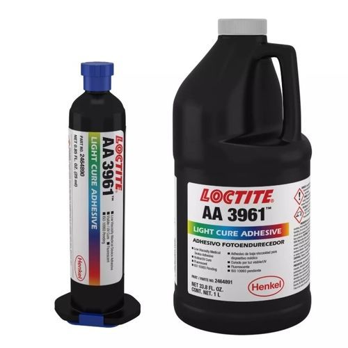 Acrylic medical assembly adhesive - LOCTITE&reg; AA 3961 - Henkel - for medical devices / for plastics / for metal