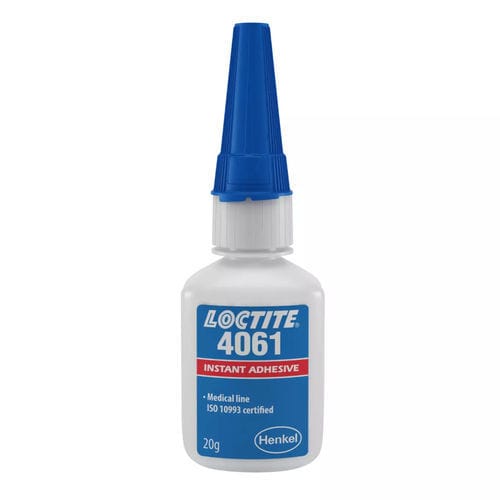 Cyanoacrylate medical assembly adhesive - LOCTITE® 4061 - Henkel - for disposable medical devices / for rubber / for plastics