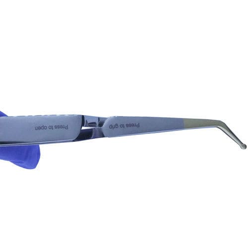 Surgical dental tweezers - SureTact™ - Markson Dental Systems - curved