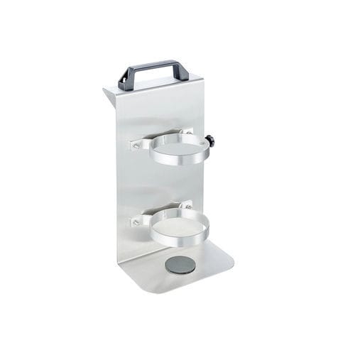 Oxygen cylinder support - 113-001 - Guido Buschmeier Maschinenbau - gas cylinder / stainless steel / 1-cylinder