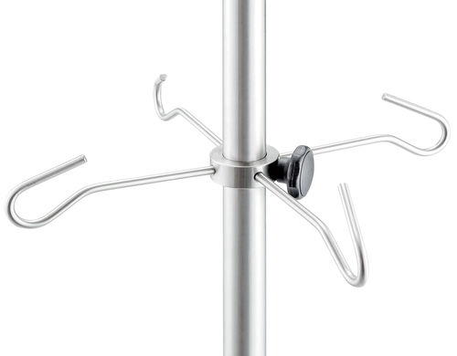 Infusion bag holder - 116-006-dd - Guido Buschmeier Maschinenbau - for infusion bottle / pole-mounted / stainless steel