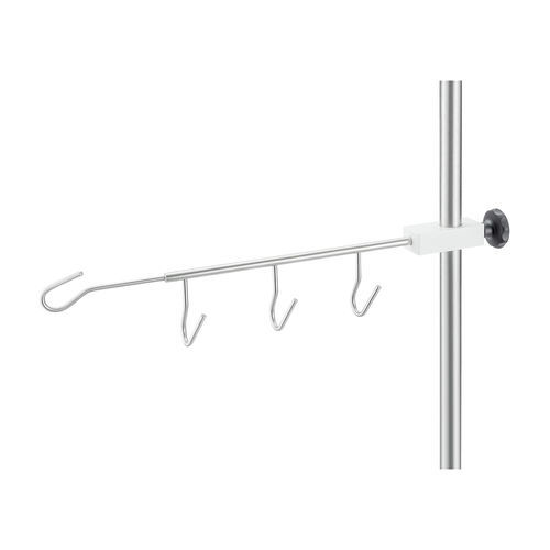 Infusion bottle holder - 116-015-dd - Guido Buschmeier Maschinenbau - pole-mounted / stainless steel / aluminum