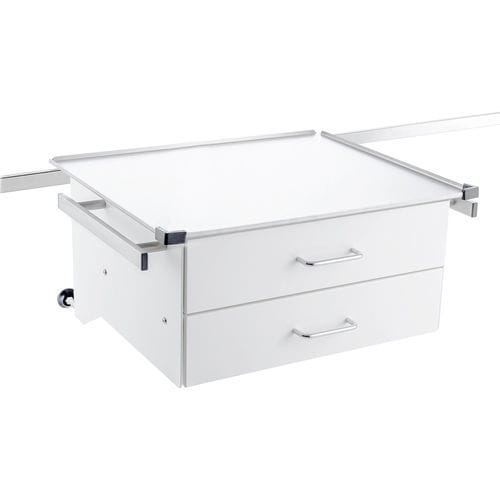 Stainless steel drawer - 123-002-bb-tt - Guido Buschmeier Maschinenbau - rail-mounted / ISO
