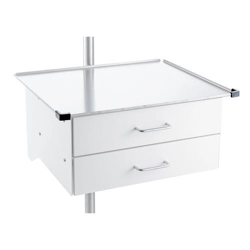Stainless steel drawer - 123-003-bb-tt - Guido Buschmeier Maschinenbau - pole-mounted