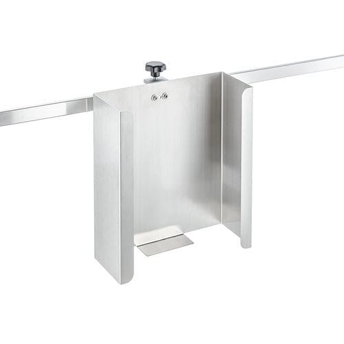 Rail-mounted holder - 118-016 - Guido Buschmeier Maschinenbau - aluminum / stainless steel / glove box