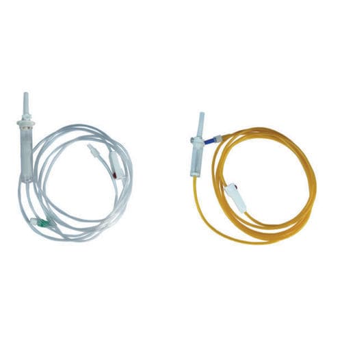 Chemotherapy infusion set - Medial Global - PVC / with drip chamber / with Y port