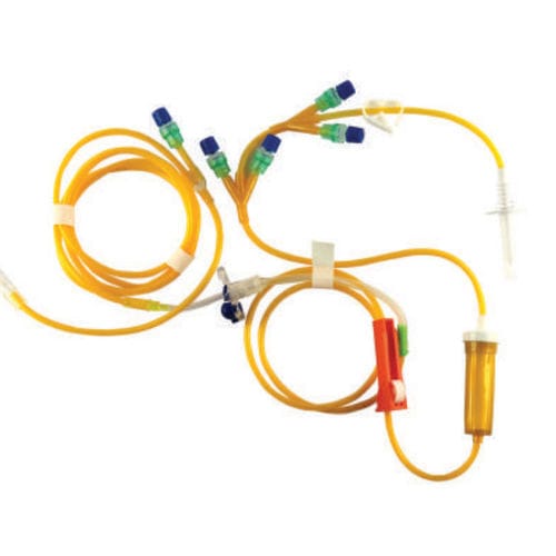 Chemotherapy infusion set - Medial Global - PVC / silicone / with drip chamber