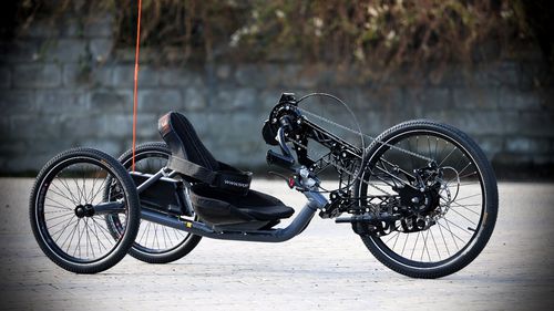 Electric handbike - Troublemaker - Sport-On - adult / black / blue