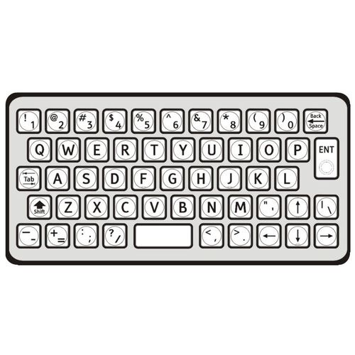 Keyboard with numeric keypad - 2205-55202 - STORM INTERFACE - USB / sealed