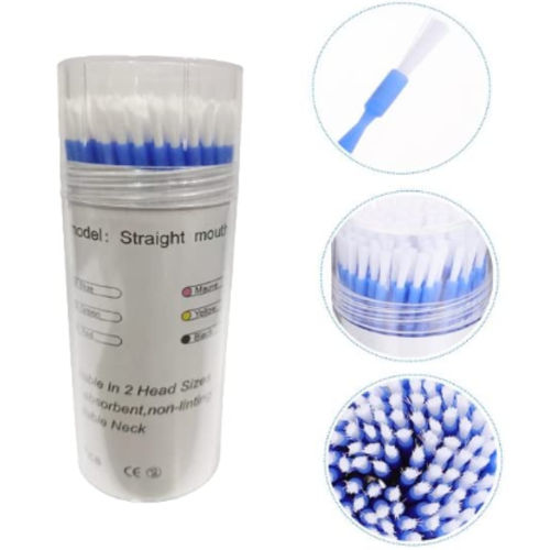 100*Micro Applicatore Dentale Monouso Punta Spazzolino Regolare/Fine - Foto 10