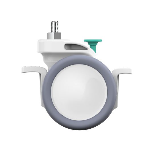 Medical trolley caster - RM series - wonderly - swiveling
