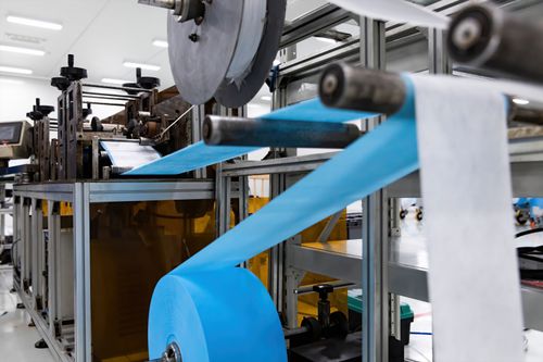 Automatic production line - MA-1200-TF - RIUS Comatex - for surgical masks / high-speed