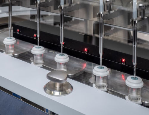 Automated filling machine - Crystal™ PX  - Aseptic Technologies - weight / floor-standing / for liquids