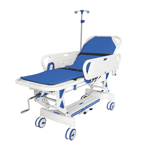 Transport stretcher trolley - YSHB-KX857 - YSENMED - emergency / for surgery units / manual
