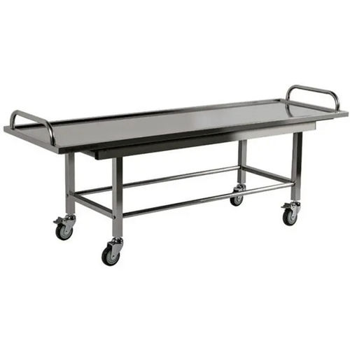 Transport stretcher trolley - YSTSC-2F - YSENMED - mortuary / manual / stainless steel