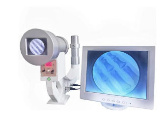 Mobile C-arm - Mini C‑Type - Shandong Newheek Image Equipment - with small-diameter arc / with integrated video monitor