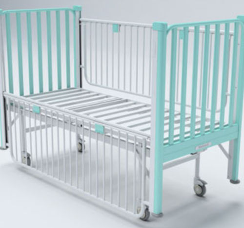 Hospital bed - Tianjin Kangli Medical Instrument - manual / pediatric / on casters