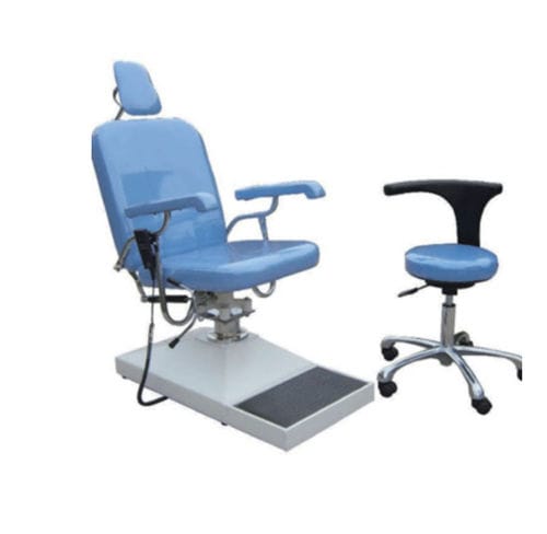 ENT examination chair - A-114 - Tianjin Kangli Medical Instrument - electric / height-adjustable / 2-section