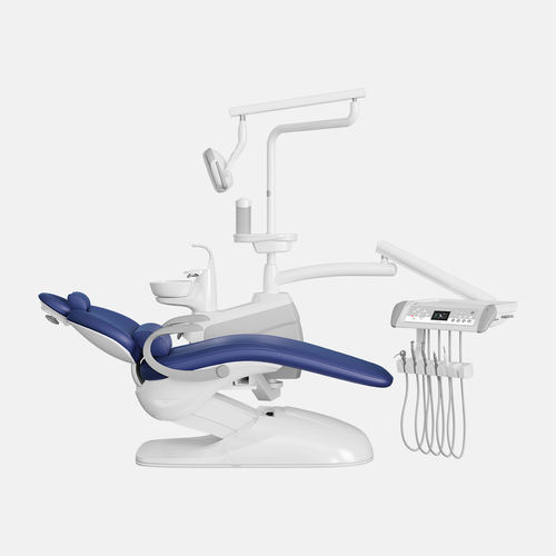 Wheelchair dental unit - S50 - FOSHAN ESAY MEDICAL TECHNOLOGY CO.,LTD - with adjustable headrest / with over delivery system / with LED light