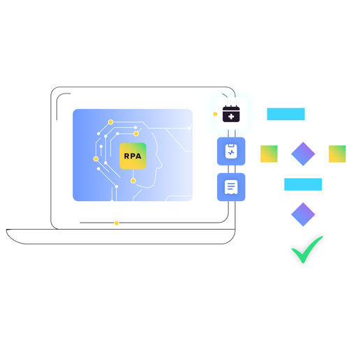 RPA software - ScienceSoft - patient data management / scheduling / medical