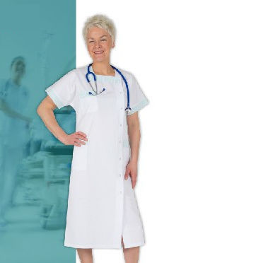 Women's medical coat - CHANIA - FIL'MED - cotton / polyester / white