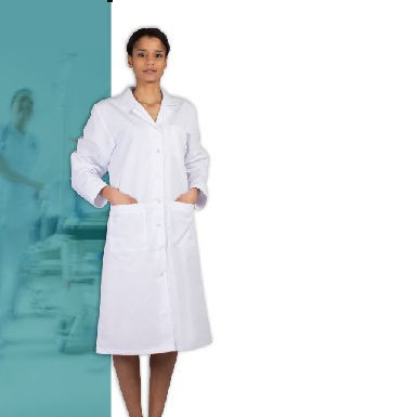 Women's medical coat - DELPHES - FIL'MED - cotton / polyester / white