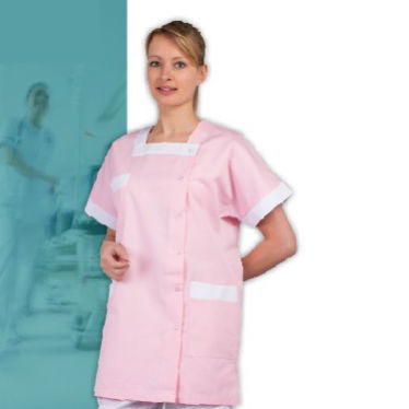 Women's scrub top - VOLGA - FIL'MED - polyester / cotton / blue