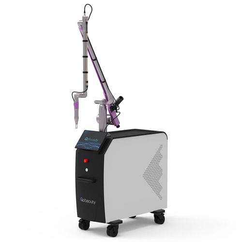 Scar removal laser - PicoShine® - Qobeauty Aesthetic Laser - Nd:YAG / trolley-mounted / picosecond