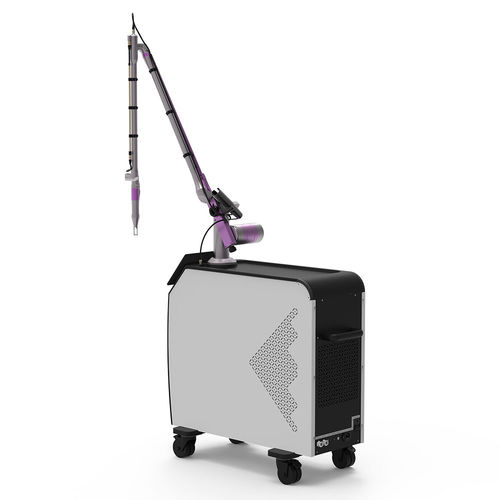 Acne treatment laser - PicoShine® - Qobeauty Aesthetic Laser - Nd:YAG / trolley-mounted / picosecond