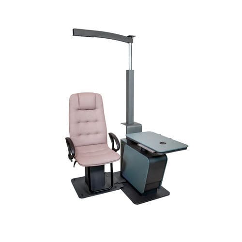 Ophthalmic workstation - Zulu 1 - UAB Medinstrus - with chair / with light / compact