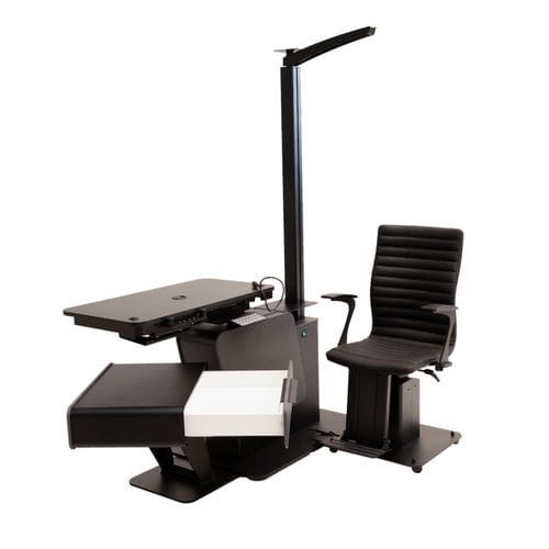 Ophthalmic workstation - Zulu 2S - UAB Medinstrus - with chair / with light / with drawers