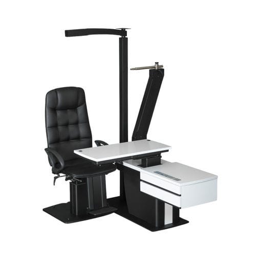Ophthalmic workstation - DeltaQP - UAB Medinstrus - with chair / with light / with drawers