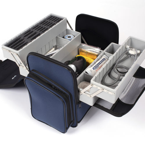 Lightweight doctor's bag - 1.05.42 series - Pullupcase ( Fa. Karl Bollmann) - transport / first aid / for home visit