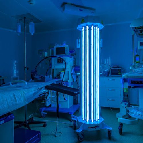 UVC disinfection robot - Wolf-e Robotics