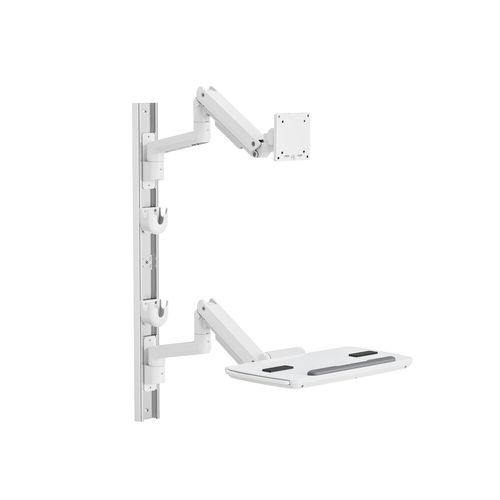 Medical computer workstation - MED10-2 - Lumi Legend Corporation - height-adjustable / wall-mounted / tilting