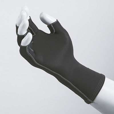 Unisex compression glove - NOVATEX MEDICAL - black / blue / beige