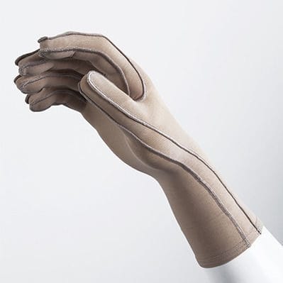 Unisex compression glove - NOVATEX MEDICAL - black / gray / blue