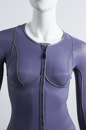 Postural support compression vest - NOVATEX MEDICAL - women / black / blue