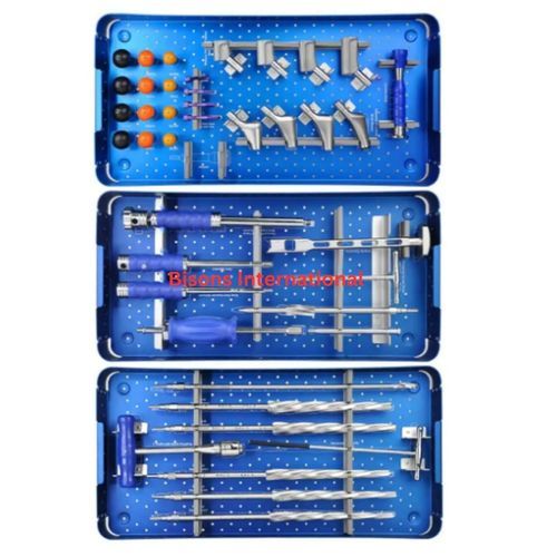 Hip replacement surgery instrument kit - 8593 - Bisons International