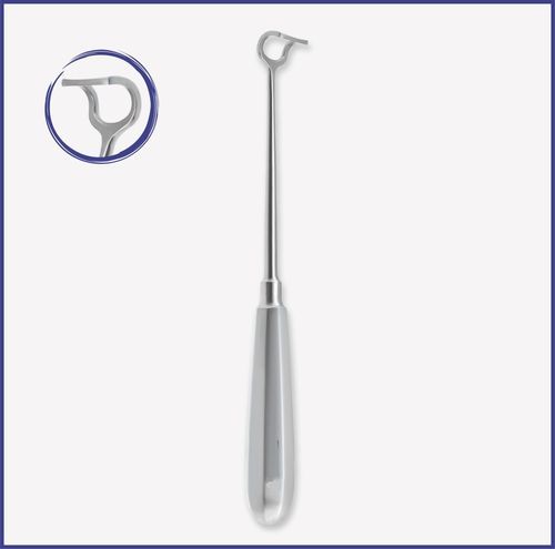 ENT curette - 8795 - Bisons International - autoclavable / stainless steel