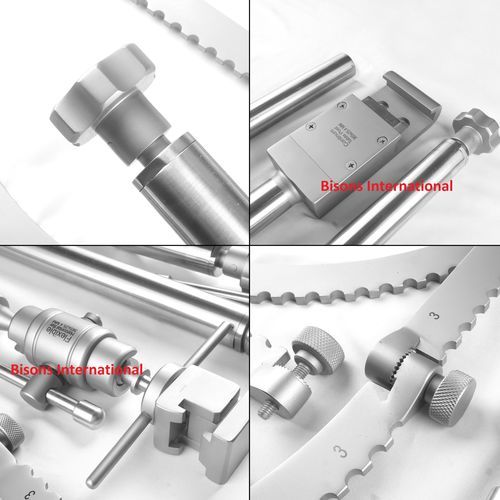 Abdominal retractor - BI-001481 - Bisons International - surgery / autoclavable / stainless steel