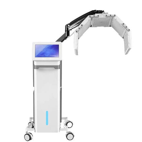 Hair growth phototherapy lamp - CARELARX - Huogool - wound healing / trolley-mounted / blue light
