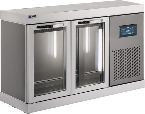 Laboratory refrigerator - 2 SBM CB - Teknaline Srl - undercounter / 2 doors / with glass door