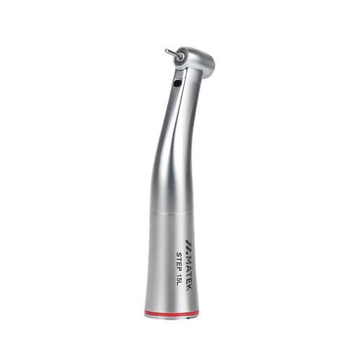 Dental contra-angle - STEP 15L - Matek Dental Solutions - air / multiplier / stainless steel