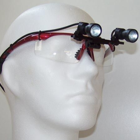 Surgical headlight - D-Light Duo-HD - ErgonoptiX Alon Sabsay - dental / LED / with rechargeable battery