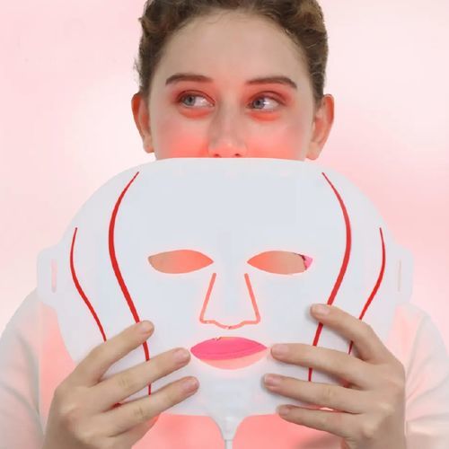 Adult phototherapy mask - MK-66-RGB - Light Tree Ventures - non-invasive / silicone / adjustable